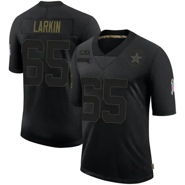 Youth Nike Dallas Cowboys Austin Larkin Black 2020 Salute To Service Jersey - Limited