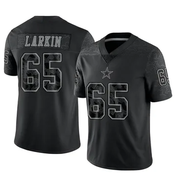 Youth Nike Dallas Cowboys Austin Larkin Black Reflective Jersey - Limited