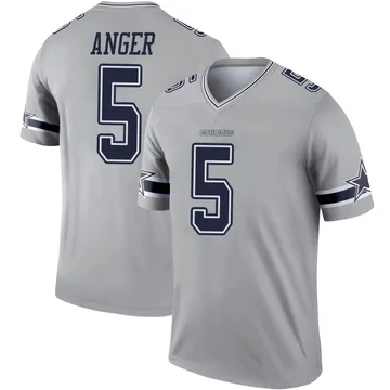 Bryan Anger Men's Nike White Dallas Cowboys Custom Game Jersey