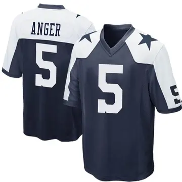 Bryan Anger Dallas Cowboys Men's Legend White Color Rush T-Shirt