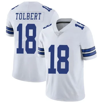 Nike Jalen Tolbert Dallas Cowboys Men's Legend White Color Rush Jersey