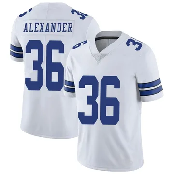 Mackensie Alexander Dallas Cowboys Men's Legend White Color Rush T-Shirt