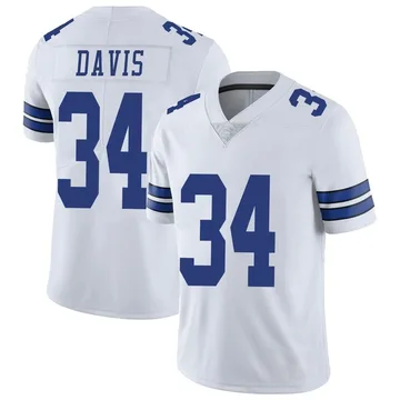 Nike Matt Overton Dallas Cowboys Men's Limited White 2nd Alternate Vapor  F.U.S.E. Jersey