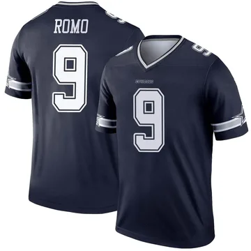 Nike Tony Romo Dallas Cowboys Legend Gray Inverted Jersey - Youth